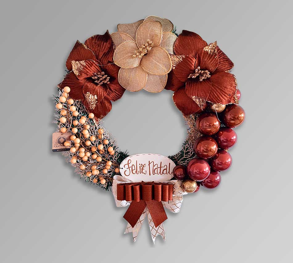 Guirlanda Poinsétia